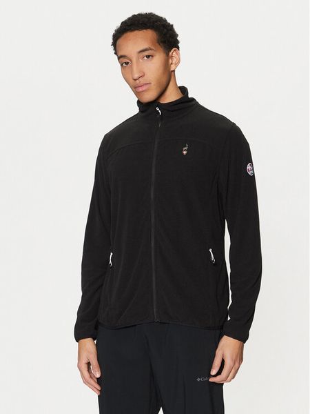 Aulp Polar Ruben Czarny Regular Fit. Czarne bluzy sportowe męskie Aulp, m, bez wzorów, z polaru, bez kaptura. Za 129.99 zł.