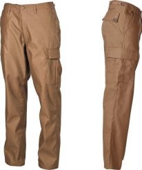 MFH SPODNIE US BDU Coyote tan M. Spodnie sportowe męskie MFH, m, bez wzorów. Za 145.00 zł.