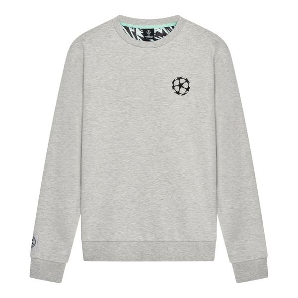 Champions League lifestyle bluza. Szare bluzy damskie CHAMPIONS LEAGUE, xl, bez wzorów, z bawełny, sportowe, bez ramiączek, bez kaptura. Za 199.99 zł.