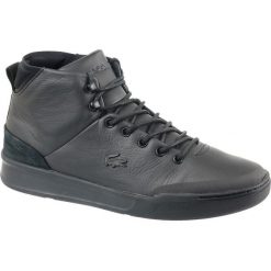 Lacoste Explorateur Classic CAM001502H 45 Czarne. Czarne buty sportowe męskie Lacoste, bez wzorów, ze skóry, bez zapięcia, lacoste explorateur. W wyprzedaży za 479.99 zł.