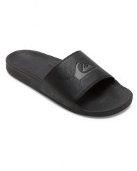 Sandały dla Mężczyzn RIVI Czarny. Czarne sandały męskie Quiksilver, bez wzorów, z gumy, bez zapięcia. Za 189.99 zł.