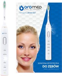 Szczoteczka Oromed SZCZOTECZKA SONICZNA DO ZĘBÓW OROMED ORO BRUSH WHITE + 2 KOŃCÓWKI+ETUI+BAZA. Białe szczoteczki soniczne OROMED. Za 351.98 zł.