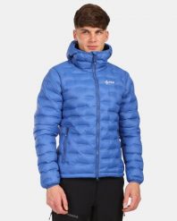Kurtka puchowa Kilpi Alba. Niebieskie kurtki męskie Kilpi, m, bez wzorów, z materiału, eleganckie, bez kaptura. Za 479.00 zł.