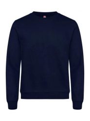 Clique Basic Roundneck unisex blu ciemny bluza z tkaniny antymech – dark navy. Niebieskie bluzy damskie CLIQUE, m, bez wzorów, z bawełny, bez ramiączek, bez kaptura. Za 156.07 zł.