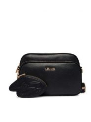 Liu Jo Torebka AA6176 E1012 Czarny. Czarne listonoszki damskie Liu Jo, bez wzorów, ze skóry, bez dodatków. Za 599.99 zł.