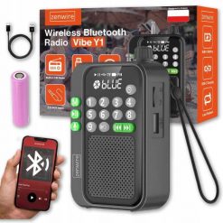 Radio budowlane Zenwire Mini Radio FM Kieszonkowe Bluetooth Przenośne Budowlane Kuchenne na Baterie Y1. Radia Zenwire. Za 54.99 zł.
