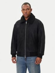 BOSS Kurtka skórzana Jonier 50547567 Czarny Relaxed Fit. Czarne kurtki męskie Boss, m, bez wzorów, ze skóry, bez kaptura. Za 2,769.00 zł.