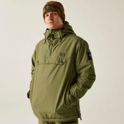 Kurtka narciarska męska z membraną Freeride Overhead II Dare 2b. Zielone kurtki sportowe męskie Dare 2B, na zimę, m, bez wzorów, z tkaniny, bez kaptura, narciarskie. W wyprzedaży za 649.99 zł.