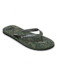 Klapki dla Mężczyzn MOLOKAI RECYCLED Brązowy. Zielone klapki męskie Quiksilver, bez wzorów, z gumy, bez zapięcia. Za 94.99 zł.