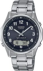 Zegarek Casio Zegarek męski Casio LCW-M100TSE-1A2ER srebrny. Szare zegarki męskie Casio, bez wzorów, srebrne. Za 1,587.00 zł.