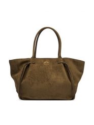 Guess Torebka Allegra HWSG22 37230 Khaki. Brązowe shopperki damskie Guess, z aplikacjami, z materiału, bez dodatków. Za 674.99 zł.