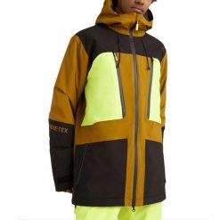 Kurtka zimowa na narty i snowboard męska O'Neill Gore-tex. Brązowe kurtki męskie O'Neill, na zimę, l, bez wzorów, z gore-texu, sportowe, bez kaptura. Za 799.00 zł.
