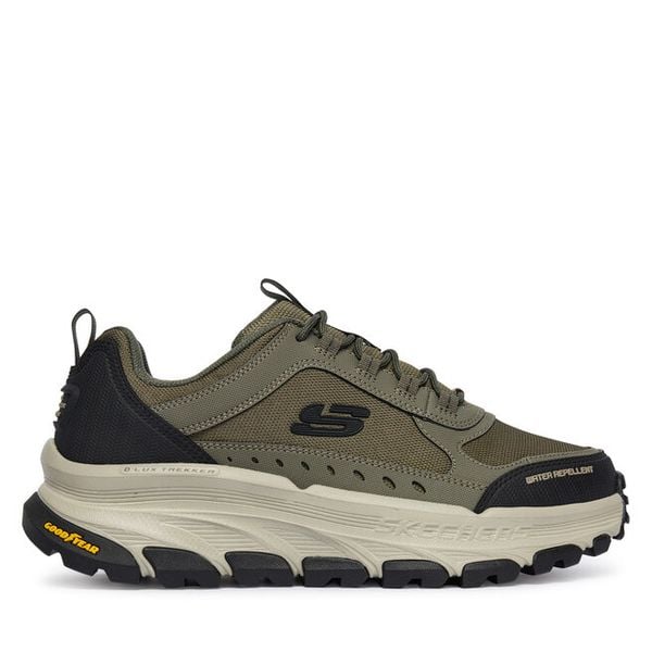 Trekkingi Skechers. Brązowe buty zimowe męskie Skechers, bez wzorów, bez obcasa, bez zapięcia. Za 449.99 zł.