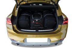 Torby Do Bagażnika Bmw X2 2017-2023 4Szt Kjust. Czarne torby podróżne damskie KJUST, bez wzorów, z kauczuku. Za 1,203.00 zł.