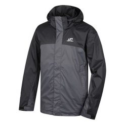 Hannah Męska kurtka Marvin antracyt / grafit (rozmiar M). Czarne kurtki sportowe męskie Hannah, m, bez wzorów, bez kaptura, outdoorowe. W wyprzedaży za 184.00 zł.