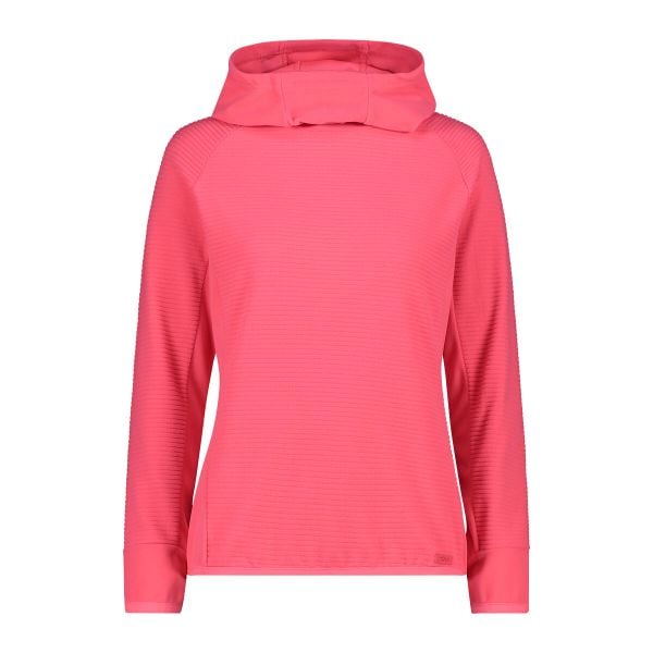 Bluza damska z kapturem CMP. Czerwone bluzy damskie CMP, xs, bez wzorów, z materiału, bez ramiączek, bez kaptura. Za 249.00 zł.