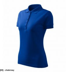 Pique Polo Free - ADLER - Pique Polo Free - Koszulka polo damska, 200 g/m2, 65 % bawełna, 35 % poliester - chabrowy 2XL. Niebieskie bluzki damskie MALFINI, m, bez wzorów, z bawełny, bez kołnierzyka, bez ramiączek. Za 52.95 zł.