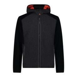 Kurtka z kapturem wełniana CMP. Brązowe kurtki męskie CMP, bez wzorów, z wełny, sportowe, z kapturem. Za 653.50 zł.