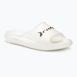 Klapki męskie RIDER Rzero Slide. Białe klapki męskie Rider, bez wzorów, z materiału, bez zapięcia. Za 179.99 zł.