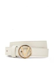 Valentino Pasek VCS7VQ04 Biały. Białe paski damskie Valentino, bez wzorów, ze skóry. Za 199.99 zł.