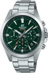 Zegarek Casio Edifice Zegarek męski zielona tarcza 50 mm (EFV-630D-3A). Zielone zegarki męskie Casio, bez wzorów. Za 517.99 zł.