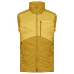 Kurtka narciarska bez rękawów VAUDE Sesvenna IV. Żółte kurtki sportowe męskie Vaude, na zimę, m, bez wzorów, z puchu, bez kaptura, narciarskie, primaloft. Za 463.75 zł.