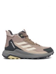 Adidas Trekkingi Terrex Anylander Mid Rain.Rdy Hiking Shoes KJ0866 Brązowy. Brązowe obuwie trekkingowe damskie Adidas, z materiału, bez zapięcia. Za 439.99 zł.