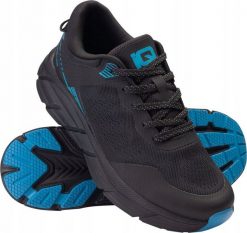 Męskie Buty do biegania w terenie KABERO. Buty sportowe męskie IQ, bez wzorów, bez zapięcia, do biegania. Za 187.21 zł.