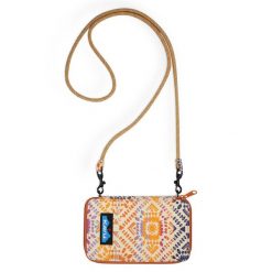 Portfel Kavu Go Time - trail chic. Brązowe portfele męskie KAVU, bez wzorów. Za 130.99 zł.