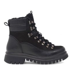 Trapery Lasocki. Czarne trapery damskie Lasocki, bez zapięcia. Za 279.99 zł.