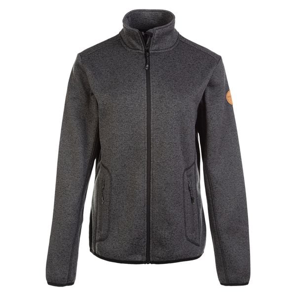 Bluza damska Whistler Samani Melange. Czarne bluzy damskie Whistler, bez wzorów, z materiału, bez ramiączek, bez kaptura. Za 149.99 zł.