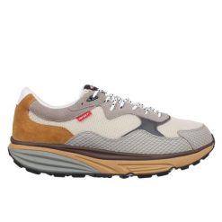 Męskie buty outdoor MBT Narita. Brązowe trekkingi męskie MBT, z gumy, bez zapięcia. Za 729.75 zł.