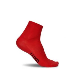 Skarpety Rowerowe Unisex Luxa Classic Short. Czerwone skarpetki damskie LUXA, bez wzorów, z elastanu. Za 59.00 zł.
