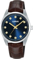 Zegarek damski Lorus RG329XX9 CYRKONIE brązowy. Brązowe zegarki damskie Lorus. Za 220.02 zł.