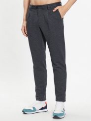 Tommy Hilfiger Spodnie materiałowe Hampton MW0MW32134 Szary Slim Fit. Szare spodnie materiałowe męskie Tommy Hilfiger, bez wzorów, z materiału. Za 639.99 zł.