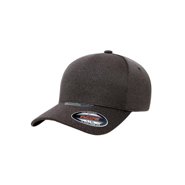Czapka Flexfit Unipanel Melange. Szare czapki damskie FLEXFIT, bez wzorów, z elastanu, sportowe. Za 146.50 zł.