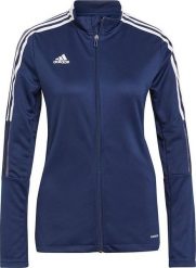 Adidas Bluza damska adidas Tiro 21 Track granatowa GK9663 XS. Bluzy damskie Adidas, xs, bez wzorów, bez ramiączek, bez kaptura. Za 171.05 zł.