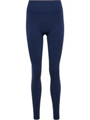 Damskie legginsy Hummel Hiit. Niebieskie legginsy damskie Hummel, bez wzorów, z materiału. Za 189.60 zł.