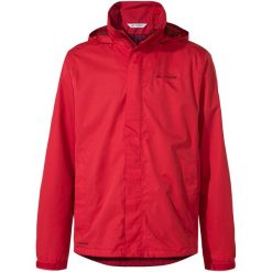 Kurtka przeciwdeszczowa męska Vaude Escape Light Jacket. Czerwone kurtki męskie Vaude, m, bez wzorów, z softshellu, bez kaptura, trekkingowe. Za 387.99 zł.