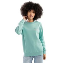 Damska bluza dresowa Lifestyle Siroko Believe-W. Zielone bluzy damskie SIROKO, l, bez wzorów, z bawełny, bez ramiączek, bez kaptura. Za 65.00 zł.