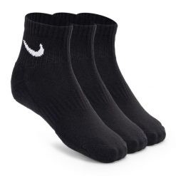 Skarpety Nike Everyday Cushioned Ankle. Czarne skarpetki damskie Nike, bez wzorów. Za 79.99 zł.
