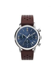 Timex Zegarek Marlin Chronograph TW2W10200 Brązowy. Brązowe, analogowe zegarki męskie Timex, bez wzorów. Za 979.99 zł.