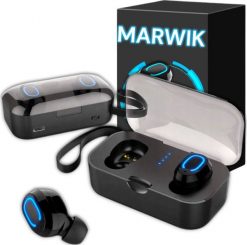 SŁUCHAWKI BEZPRZEWODOWE DOUSZNE TWS BLUETOOTH NA SIŁOWNIE DO BIEGANIA T18s. Słuchawki bezprzewodowe Marwik. Za 46.00 zł.