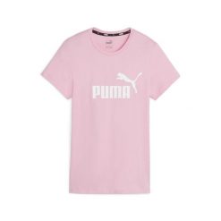 Koszulka damska Puma ESS Logo Tee. Czerwone bluzki damskie Puma, l, bez wzorów, klasyczne, bez kołnierzyka, bez ramiączek. Za 79.00 zł.