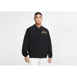 Kurtka uniwersalna męska Nike Nba Los Angeles Lakers Essential Lightweight. Czarne kurtki męskie Nike, m, bez wzorów, z syntetyku, klasyczne, bez kaptura. Za 329.00 zł.