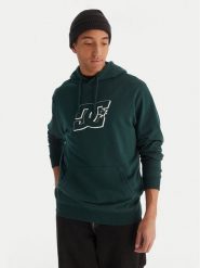 DC Shoes Bluza Hampden ADYFT03416 Zielony Regular Fit. Zielone bluzy męskie DC Shoes, l, bez wzorów, z bawełny, bez ramiączek, bez kaptura. Za 279.99 zł.