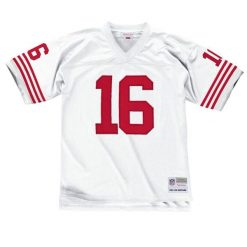 Koszulka NFL San Francisco 49ers Joe Montana. Białe koszulki sportowe męskie Mitchell & Ness, m, bez wzorów, bez ramiączek, do koszykówki. Za 672.00 zł.