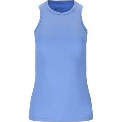 Damski tank top Athlecia Meyers. Niebieskie koszulki sportowe damskie Athlecia, bez wzorów, bez ramiączek, na fitness i siłownię. Za 165.50 zł.