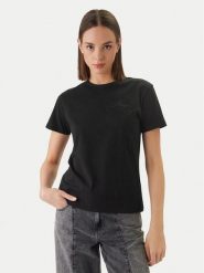 HUGO T-Shirt Damacia_7 50561233 Czarny Regular Fit. Czarne t-shirty damskie Hugo, l, bez wzorów, z bawełny, bez kołnierzyka, bez ramiączek. Za 319.99 zł.