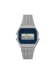 Casio Zegarek Vintage A159WEVJ-2ER Srebrny. Szare, cyfrowe zegarki męskie Casio, bez wzorów, srebrne. Za 329.99 zł.